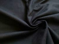 Brushed Cotton Flannel Fabric Material Wynciette BLACK